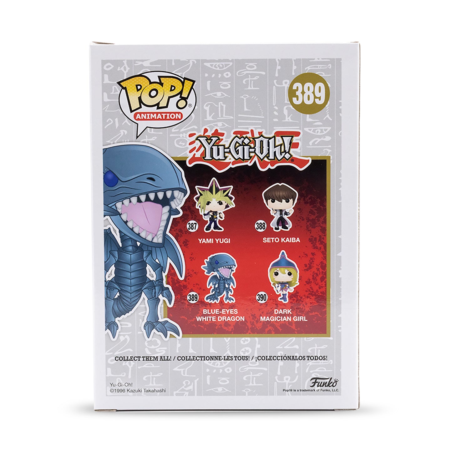 Funko Pop! Yu-Gi-Oh! Blue Eyes White Dragon #389