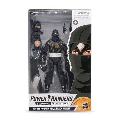 Mighty Morphin Power Rangers Lightning Collection Ninja Black Ranger Action Figure