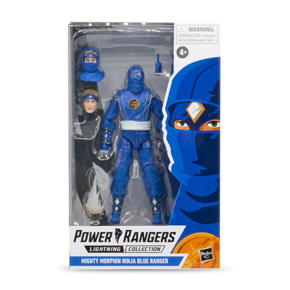 Mighty Morphin Power Rangers Lightning Collection Ninja Blue Ranger Action Figure