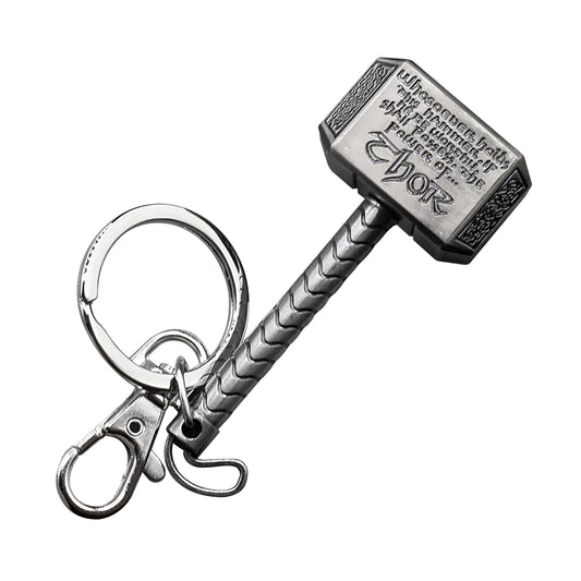 Marvels Thor Mjolnir Hammer Pewter Key Chain