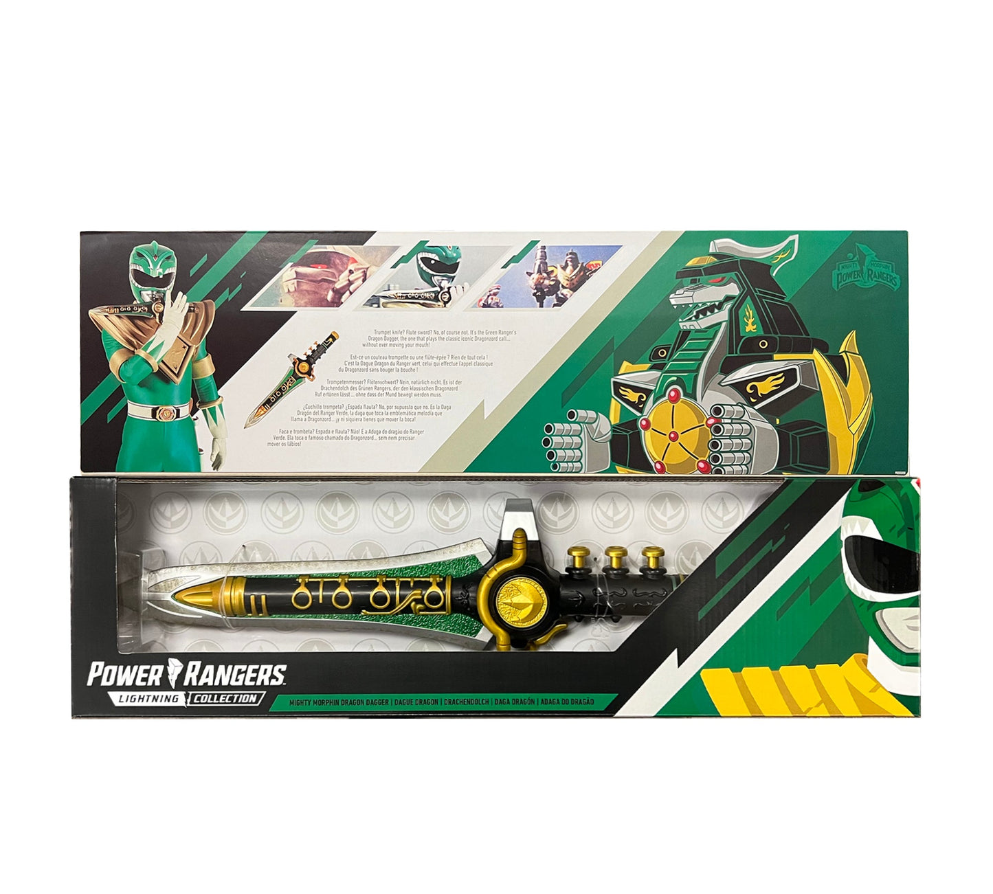 Hasbro Power Rangers Lightning Collection Green Ranger Dragon Dagger Replica