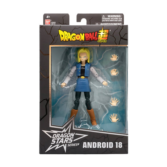 Dragonball Super Dragon Stars Series Android 18 6.5in Action Figure
