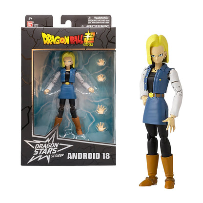 Dragonball Super Dragon Stars Series Android 18 6.5in Action Figure