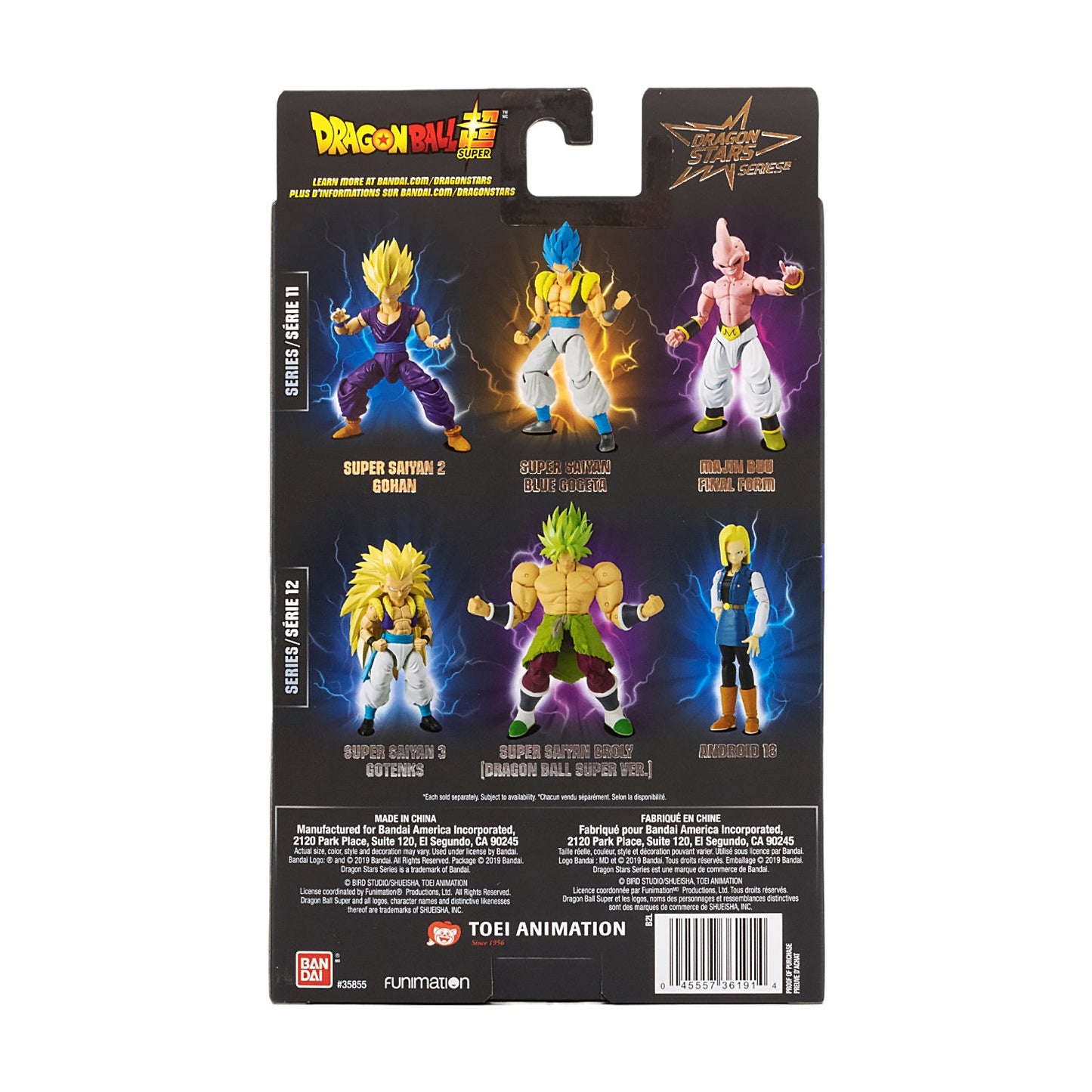 Dragonball Super Dragon Stars Series Android 18 6.5in Action Figure