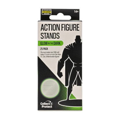Action Figure Stand Glow in the Dark 25-Pack