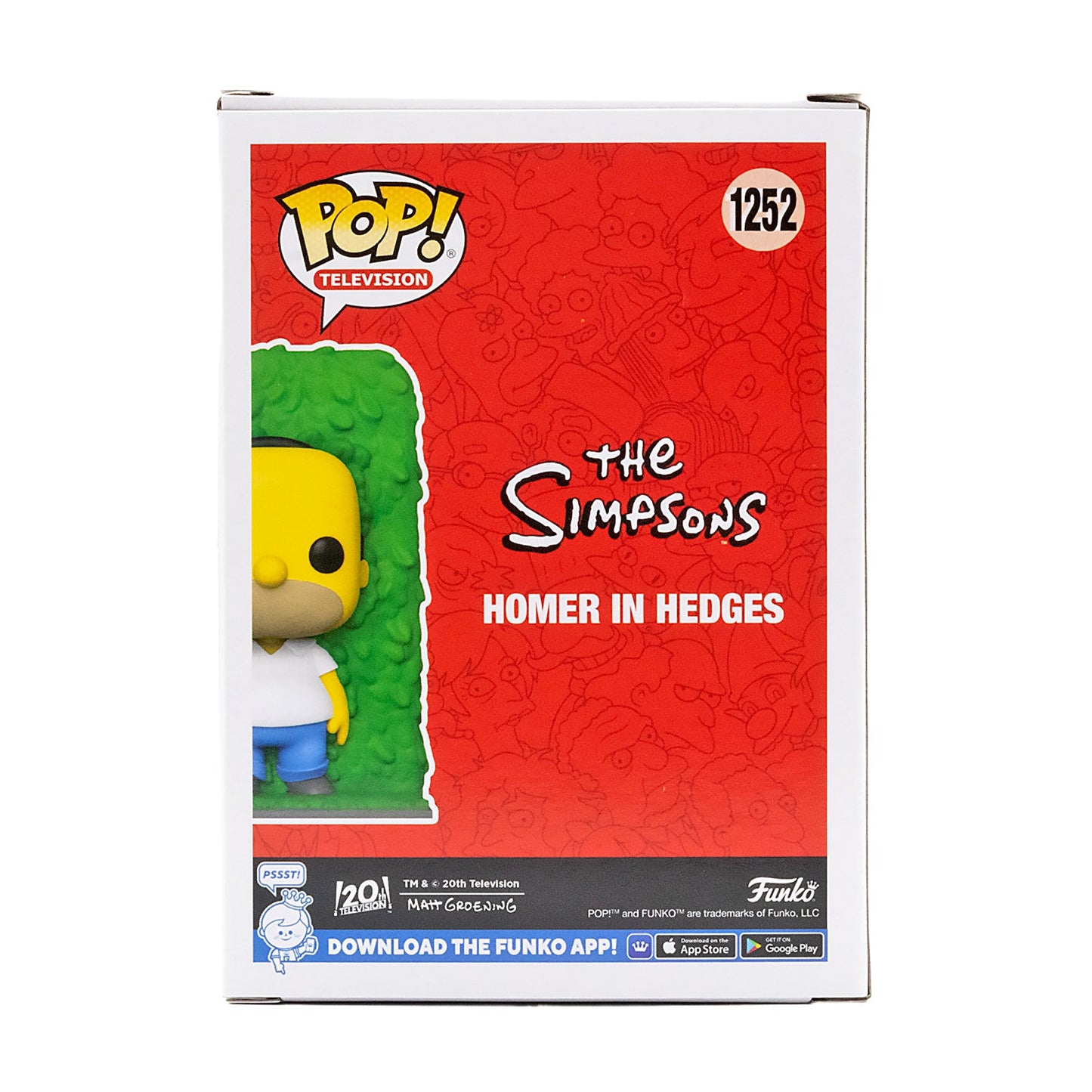 Funko Pop! The Simpsons Homer in Hedges #1252