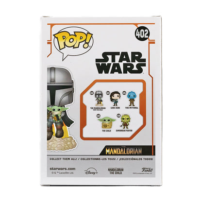 Funko Pop! Star Wars: Flying Mandalorian with Jetpack and the Child #402