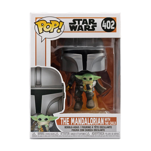 Funko Pop! Star Wars: Flying Mandalorian with Jetpack and the Child #402