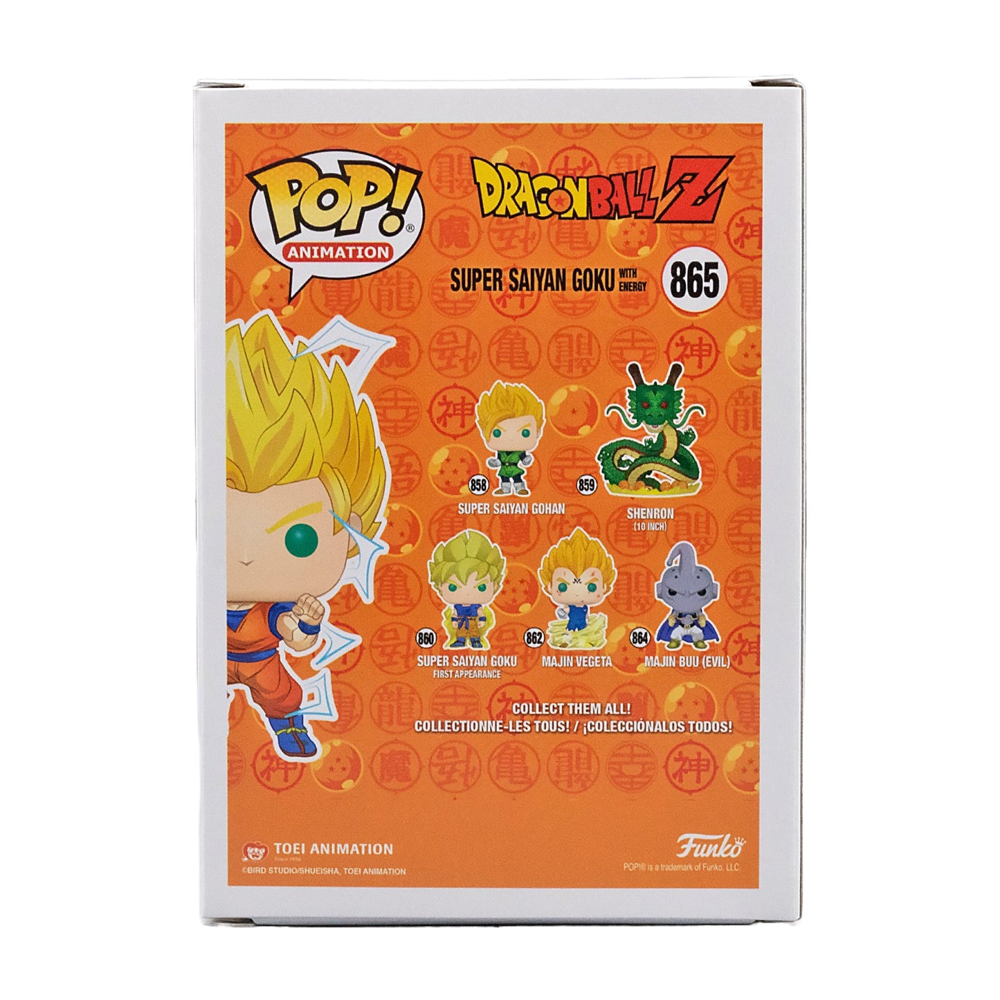 Funko Pop! Dragonball Z Super Saiyan 2 Goku PX Previews Exclusive #865