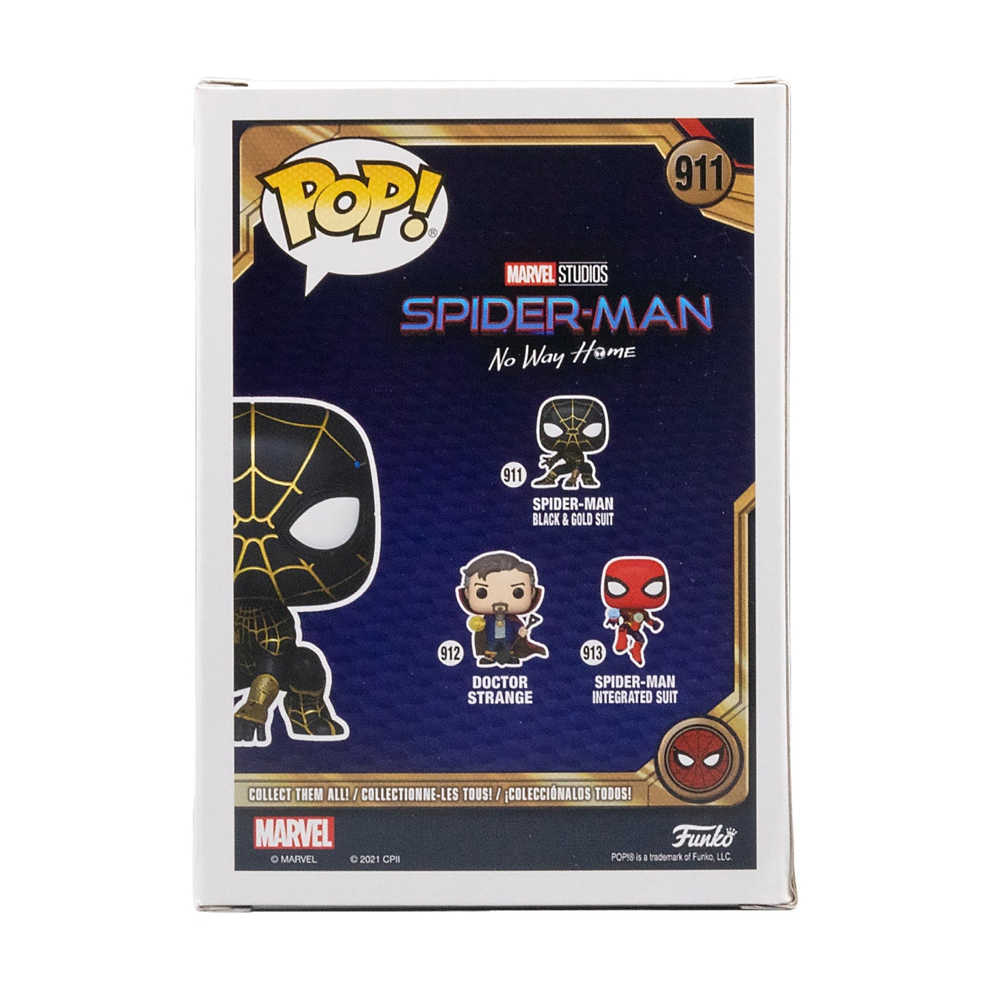 Funko Pop! Spider-Man No Way Home Black and Gold Suit #911