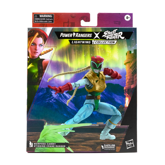 Power Rangers X Street Fighter Lightning Collection Morphed Cammy Stinging Crane Ranger Action Figure