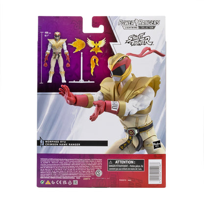Power Rangers X Street Fighter Lightning Collection Morphed Ryu Crimson Hawk Ranger Action Figure